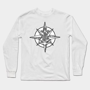 Compass Anchor Long Sleeve T-Shirt